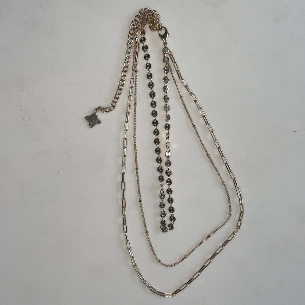 3 chain necklace